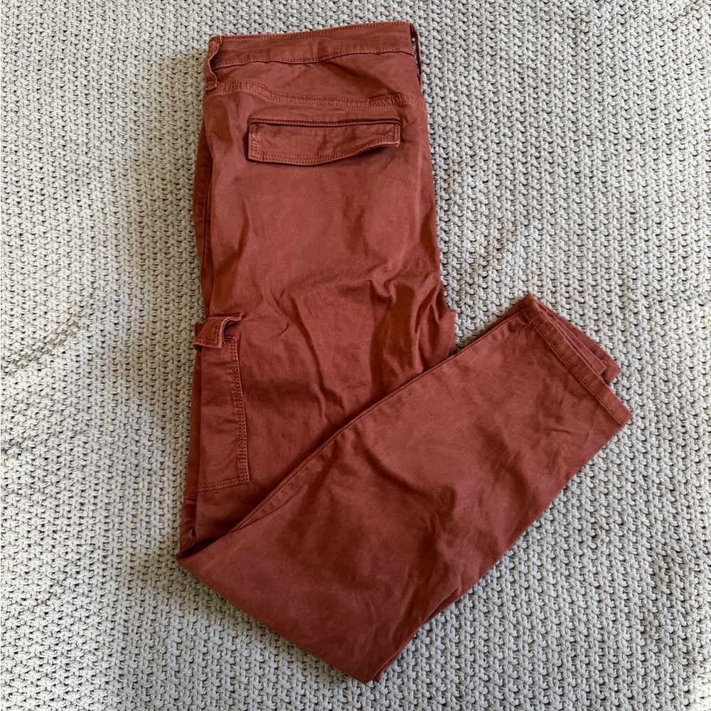 Universal Thread Women's Rust High Rise Skinny Cargo Pants 12/31R
